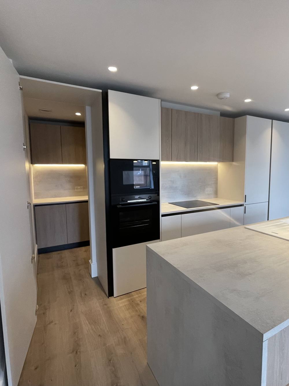 Kitchen, maisonette refurbishment