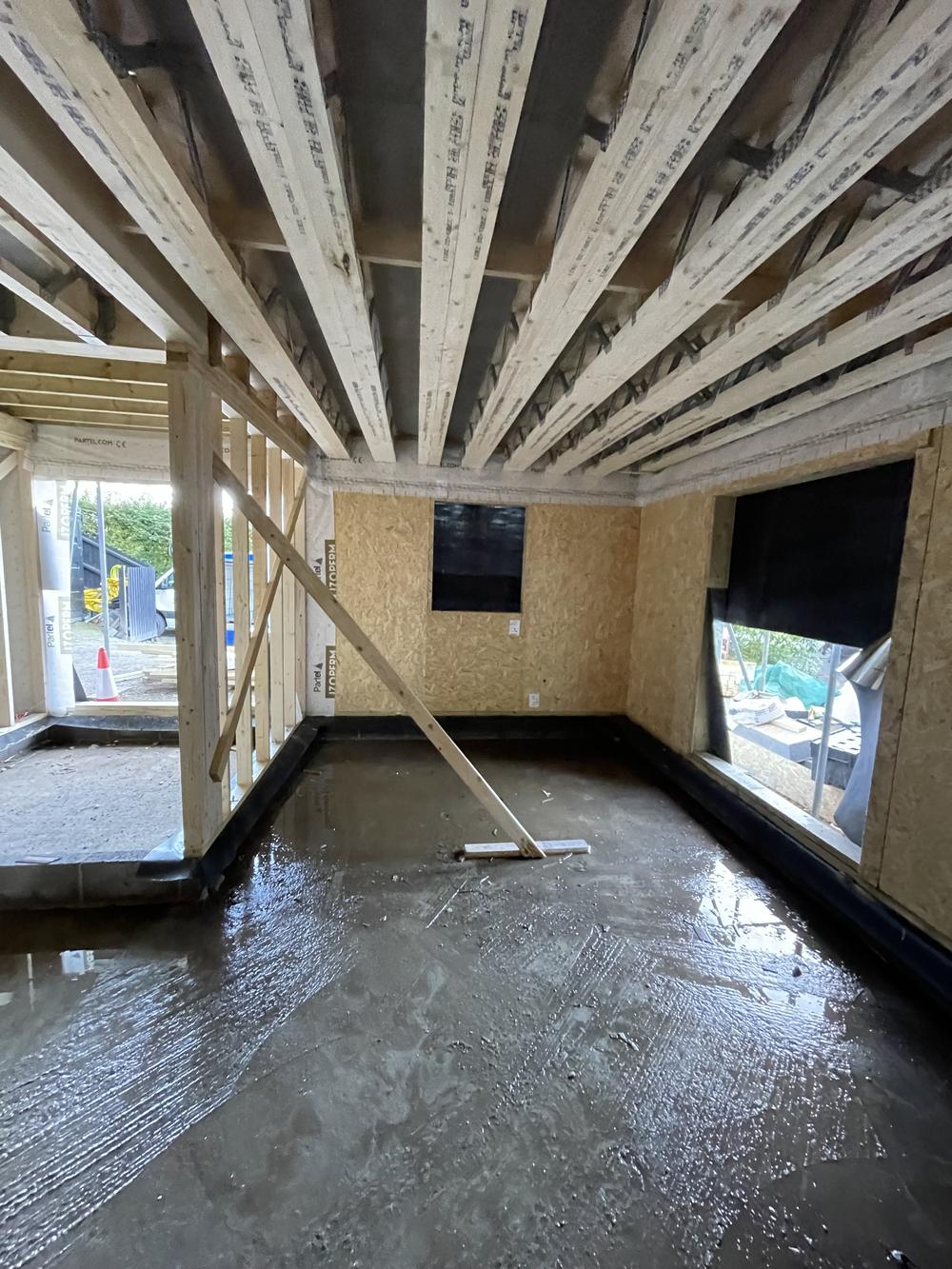 Ground floor frame at the Lodge